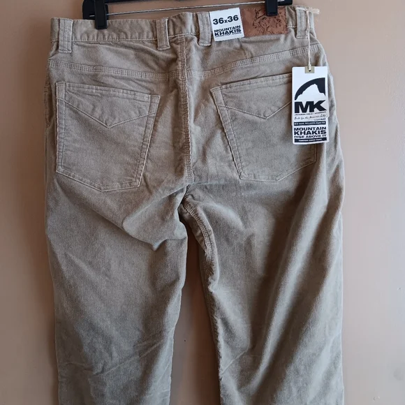 Mountain Khakis Straight leg Corduroy Pants NWT, Size 36×36 - Picture 3 of 7